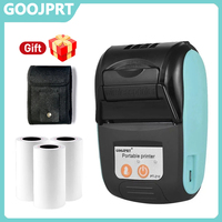 58mm Mini  Portable Thermal Receipt Printer Mobile Wireless Bluetooth Android IOS Windows Bill Ticket Printer For Small Business