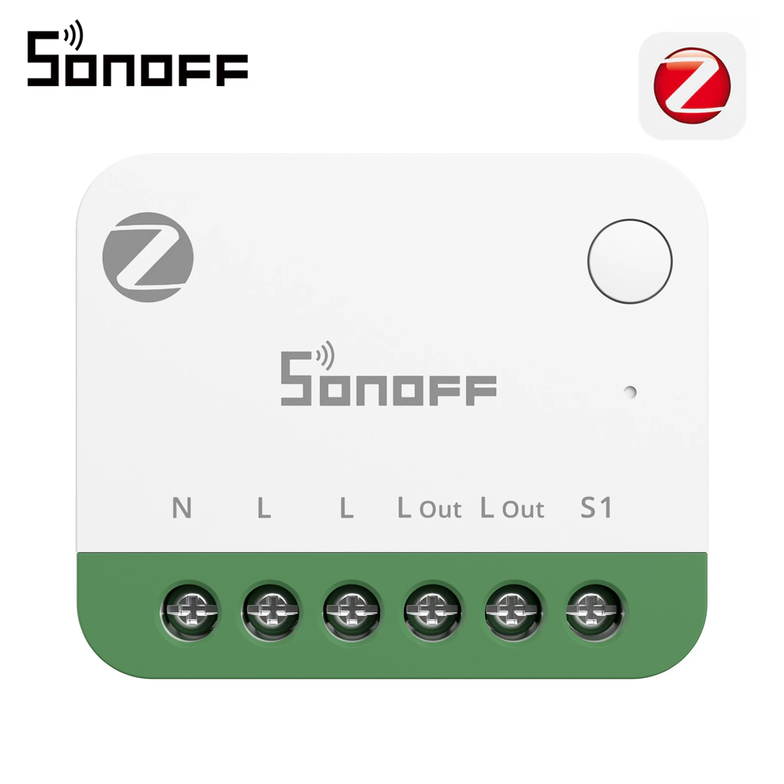 SONOFF MINI-ZB1GSP MINI ONE PM Zigbee intelligenter Schalter bis 16 A, Energie- und Stromkostenverfolgung, kompatibel mit Apple Home über Matter-Bridge