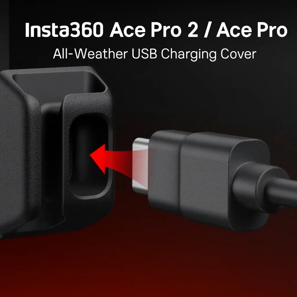 �y�Z�[�����zInsta360 Ace Pro 2 / Ace Pro �S�V��^USB�[�d�J�o�[�A�h��IPX4�|�[�g�L���b�v�i1.5m�P�[�u���t���j�A�E�g�h�A�X�|�[�c�p