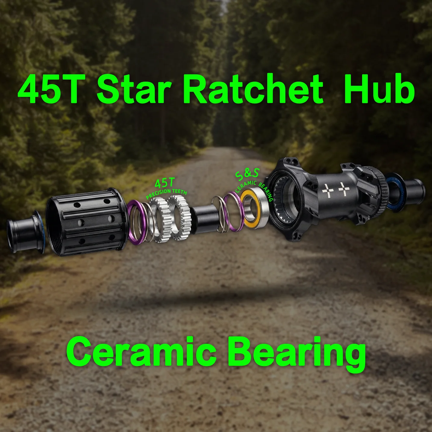 10PLUS  Clincher Gravel Carbon Wheelset 38mm/45mm 700C Center Lock Rotor Mount Disc Brake 45T Star Ratchet Ceramic Hub E Series
