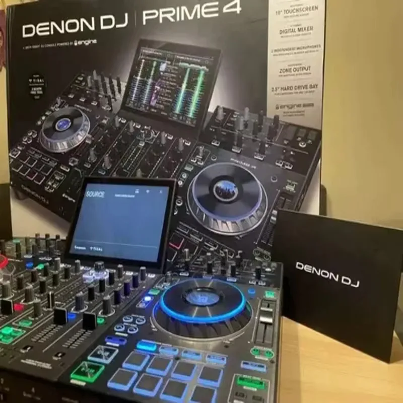 FREE SHING READY TO SHIP NOW Denon Prime 4 4 Deck Standalone DJ Controller System