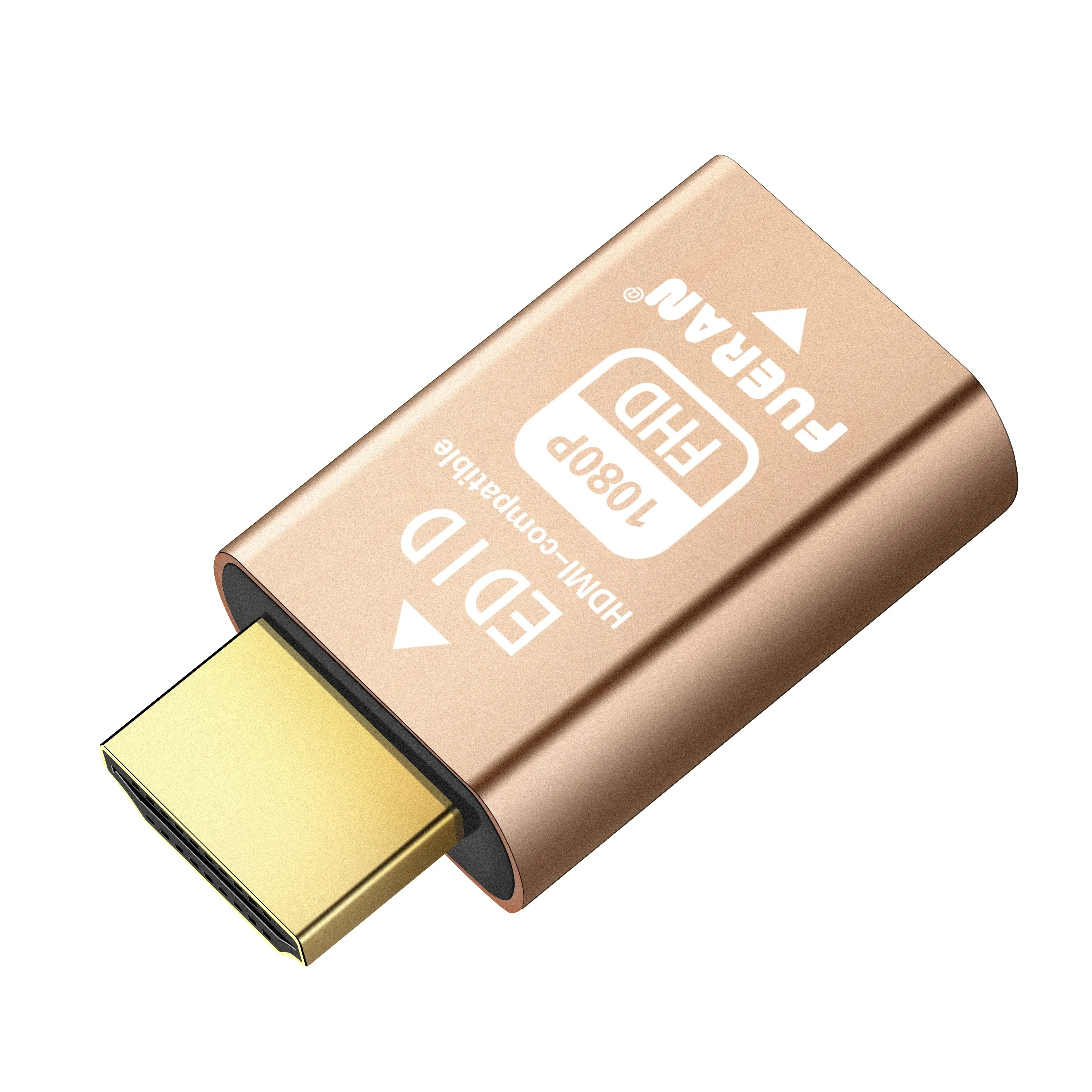 Emulator EDID FUERAN HDMI Pass-Through do użycia z rozdzielaczami, przełącznikami i przedłużaczami wideo (kompatybilny z systemami bez monitora) 1080P 4K-HDR — zdjęcie produktu 6