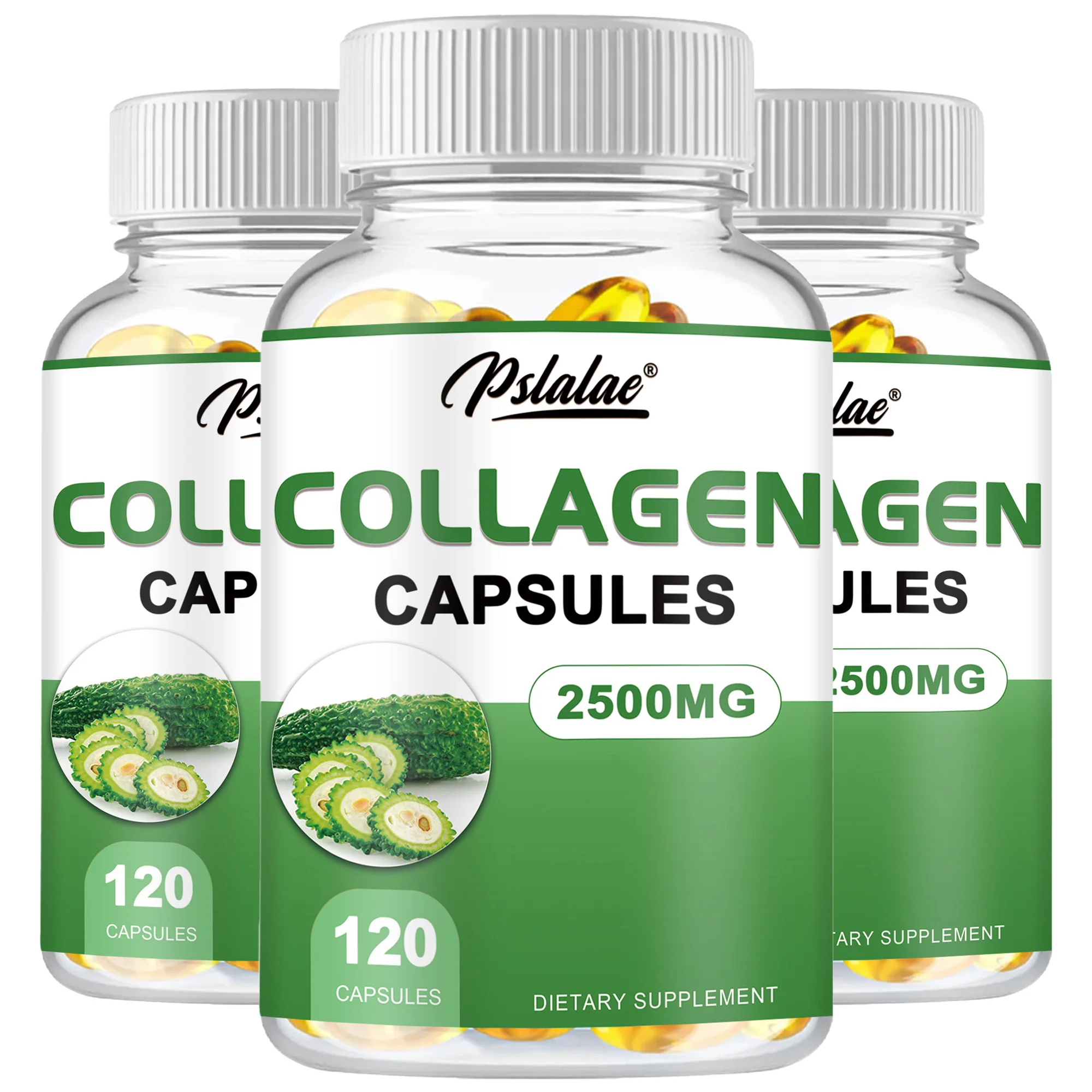 Collagen Capsules - Contains Bitter Melon Extract To Promote Weight Management and Reduce Body Anxiety - 120 Capsules