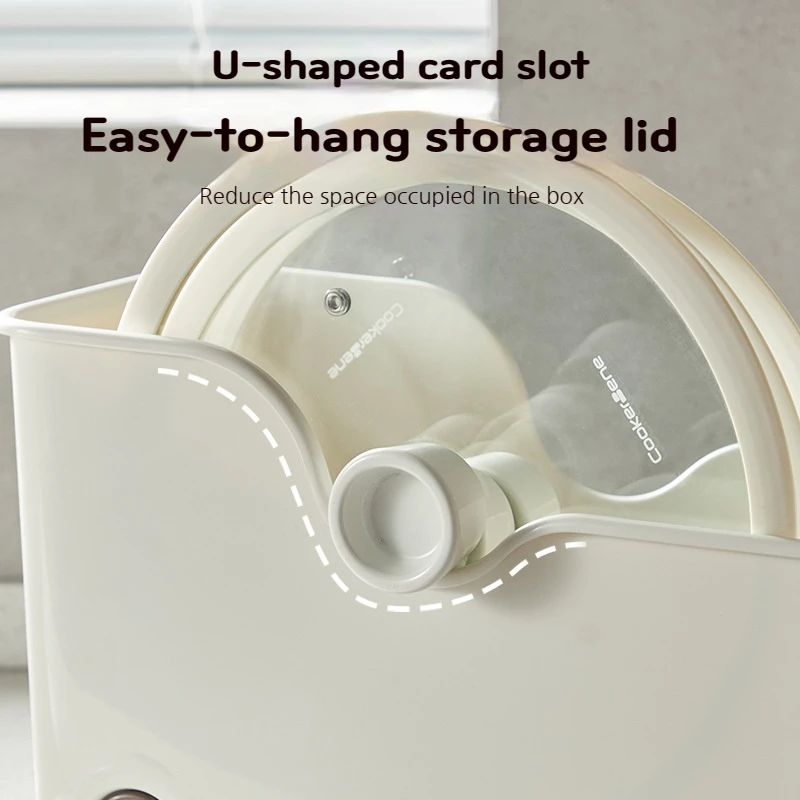 Household Multi-functional Good Things Kitchen Storage & Organization Box Refrigerator Sundries with Pulley Storage Box