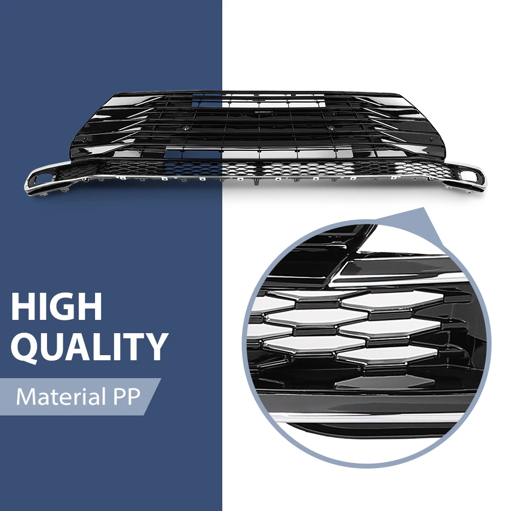 المصد الأمامي الشبكة السفلية ث/فتحات الاستشعار ث/O كام صالح ل 2021-2024 تويوتا سيينا Pp شبكة دائم مقاوم للماء مقاوم للثلج والغبار #6