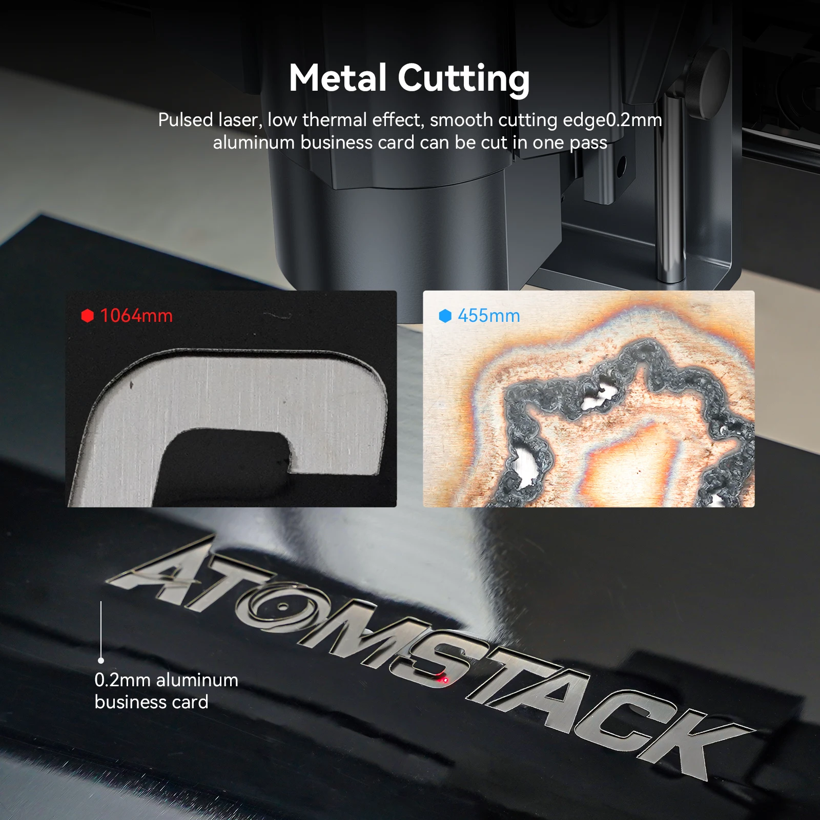 Atomstack MR20 20W Infrared Laser Module 1064nm Pulsed Fiber Laser Module Engraving Wood Plastic Cutting Metal Rust Removal DIY