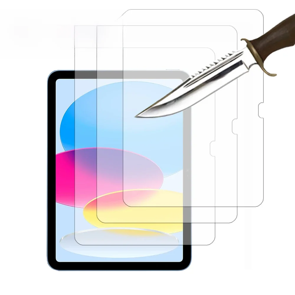 3 sztuk dla Apple ipad 2022 10.9 ''10. generacji Gen 10 A2757 ochraniacz ekranu ze szkła hartowanego folia ochronna na tablet HD — zdjęcie 2