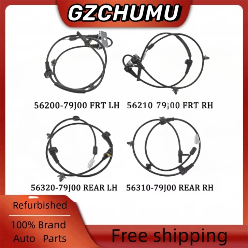

ABS Speed Sensor Front Rear Left & Right Fits Suzuki SX4 2007-2013 2.0L OE#: 56320-79J00 56310-79J00 56220-79J00 56210-79J00