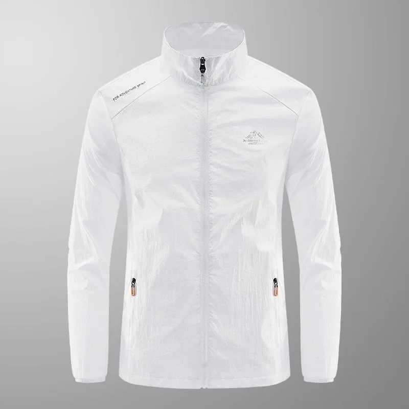 Veste d'été ultra-mince pour hommes, Protection solaire, décontractée, respirante, sport, coupe-vent, résistante à l'eau, vêtements de pêche en plein air