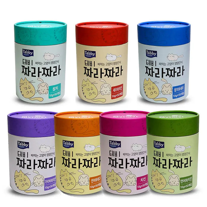Jjjarajjara-cat snack topper ، 10g x 50p