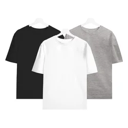[장당 3천원대] 남녀공용 코사마 순면 무지 반팔티 면 티셔츠 M L XL XXL 레이어드티 3장세트 5장세트