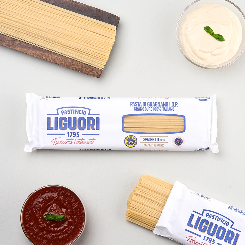 Pasta Espagueti Italiana Rigoo Algodón 500g*4 Piezas