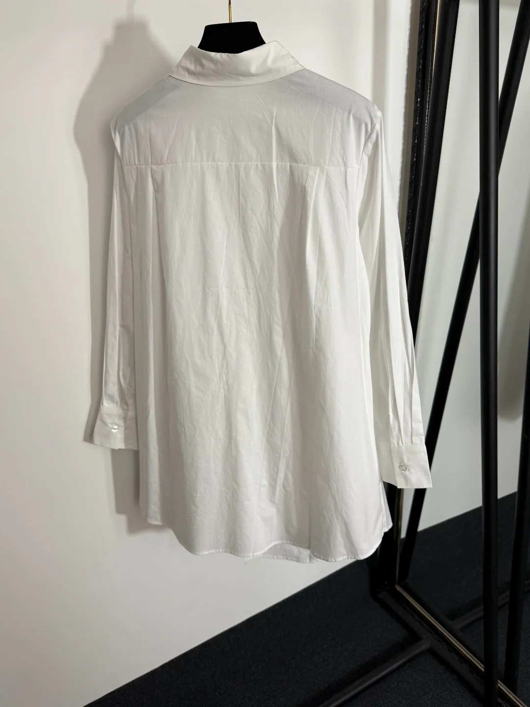 

High quality spring and summer women's pleated waist cinched long sleeved shirt dress SU104