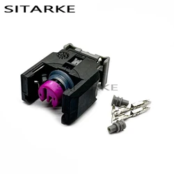 5 Sets 2 Pin EFI Auto Diesel Common Rail Engine H5H6 Injector Nozzle Plug Connector With Terminals 13816706