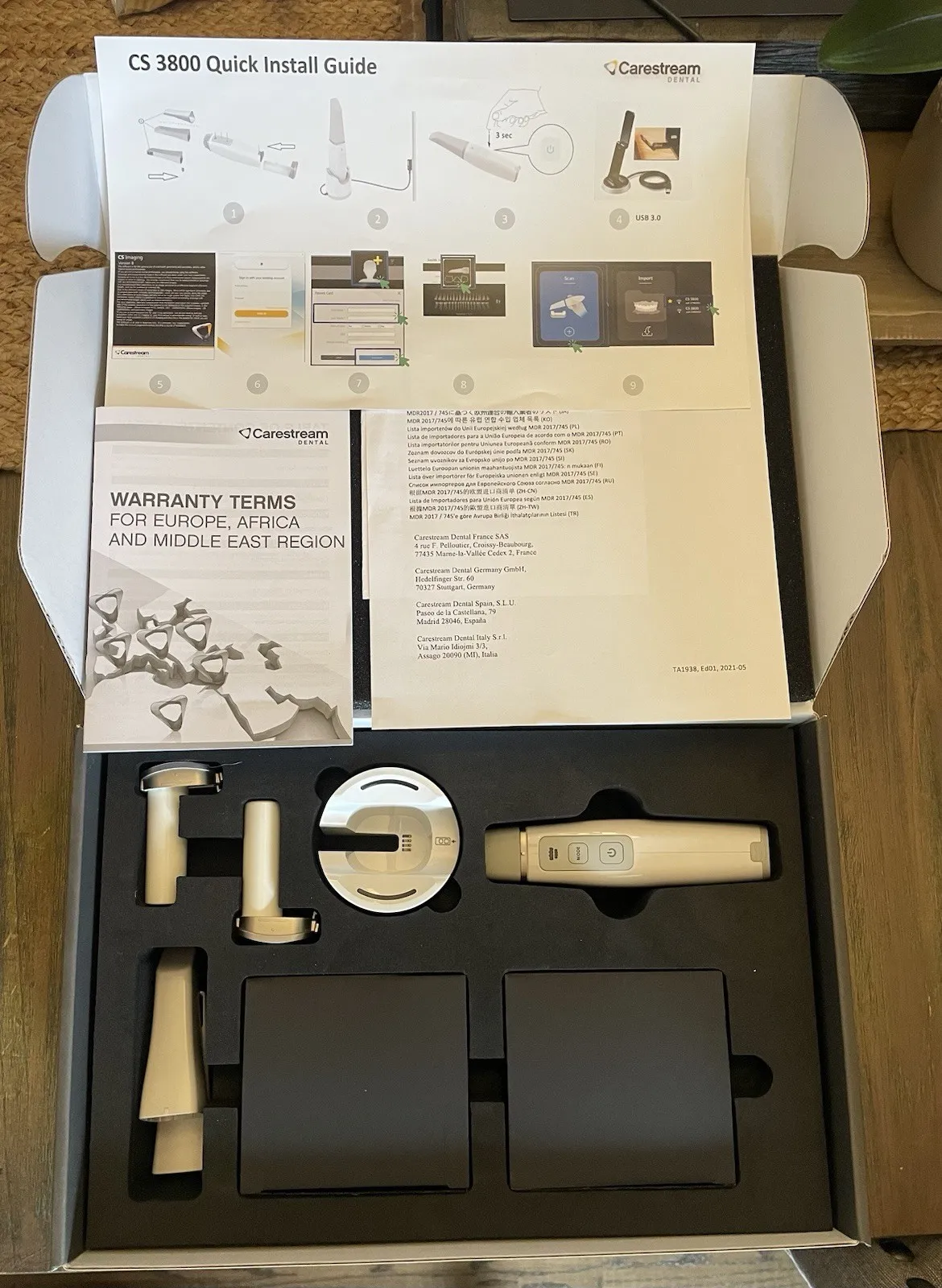 

BUY NOW Carestream CS3800 Wireless Dental Intraoral Scanner for CAD/CAM Dentistry