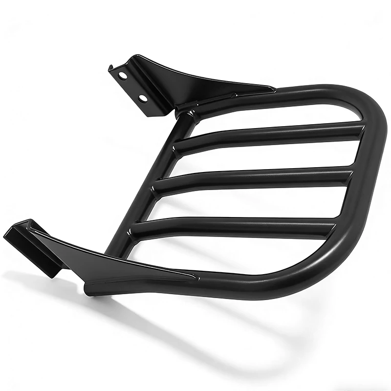 HCMT Sissybar Backrest Luggage Rack for 2004-up Harley Heritage Softail Dyna FLSTF FLST FLSTC FLSTSC Rear Luggage Rack