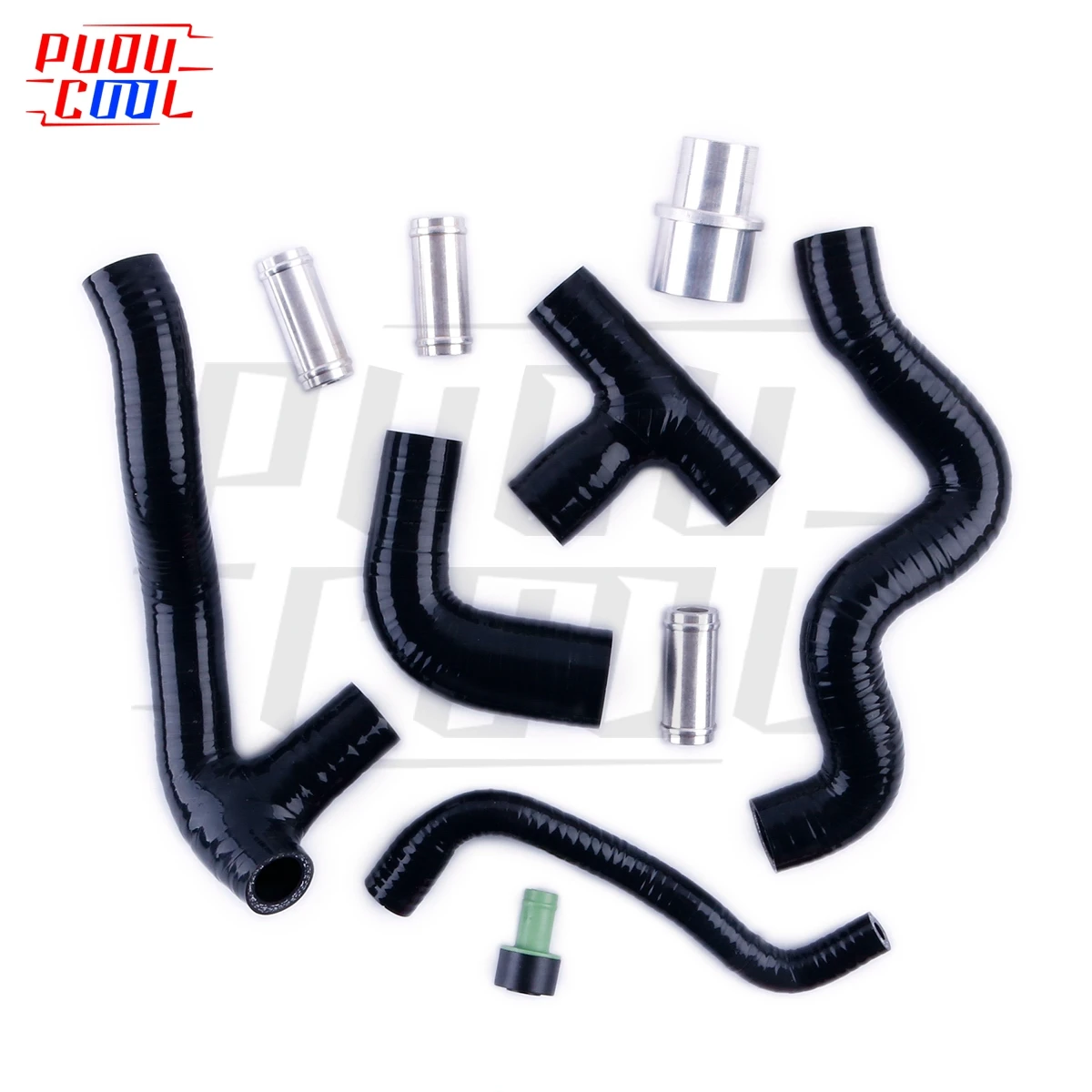 FOR AUDI A3 1.8T AUQ AUM Jetta Golf MK4 Bora Crankcase Breather Silicone Hoses Kit Silicon Tubes Pipes 5Pcs 10 Colors