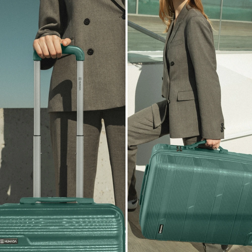 NUMADA Juego Maletas y Neceser 3/4pzs T10 ABS, Maleta Grande 78L, Maleta Mediana 60L y Cabina 55x40x20cm. Maleta grande solo en Set 4pzs