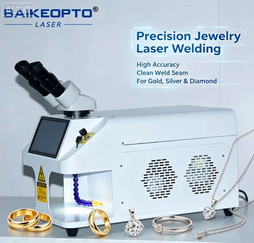 BK-JW100A 100W Portable Class Gold Silver Metal Glass Jewelry Laser Welding Machine Easy Operation Factory Price