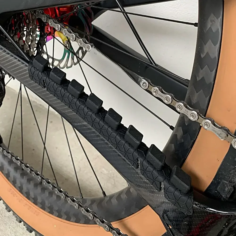 AliExpress 3D Embossment Silicone Cycling Frame Chain Guards Chain Stay Protector MTB Road Bike Chain Stay