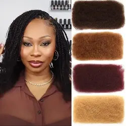 Extensiones de cabello humano Rebecca Afro rizado a granel, 10 