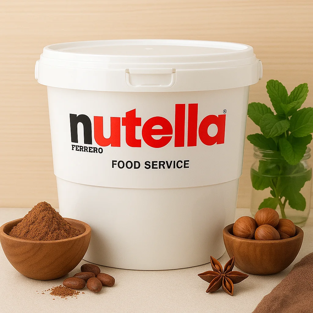 Nutella Cubo de 3 kg: crema original de avellanas y cacao Ferrero para panqueques, gran capacidad, venta al por mayor, XXL