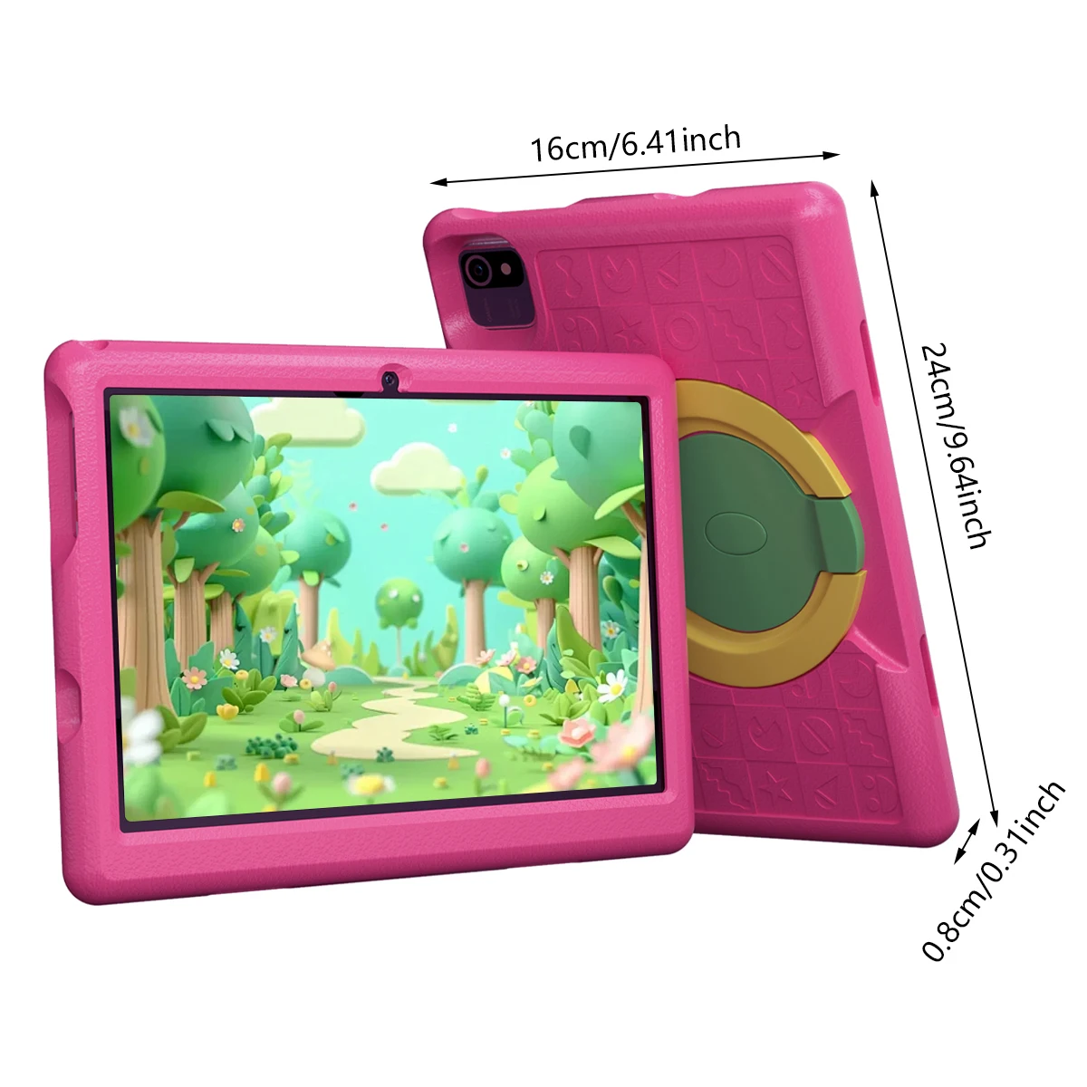 KT1006 tableta para niños de 10,1 pulgadas 6GB RAM + 64GB ROM + 128GB SD ampliar 5000mAh HD cámara Dual con Control Parental regalo para niños