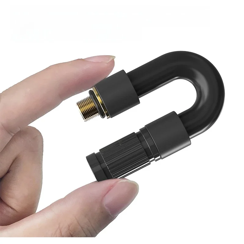 AliExpress 8mm Bicycle Air Pump Extension Tube Pump Bicycle Hose Air Pump Connector Bike Air Pump Tire Inflator Nozzles Accessories CYCLAMI