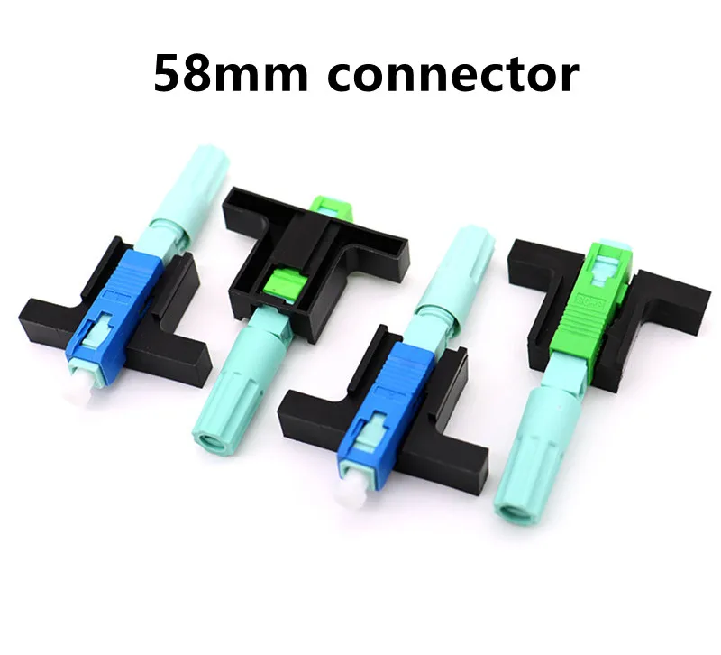 Optical Fast Connector FTTH, 58mm, SC APC, Good Repeatability, Cold Connector, Low Loss Fiber Optic, SC UPC, High Quality