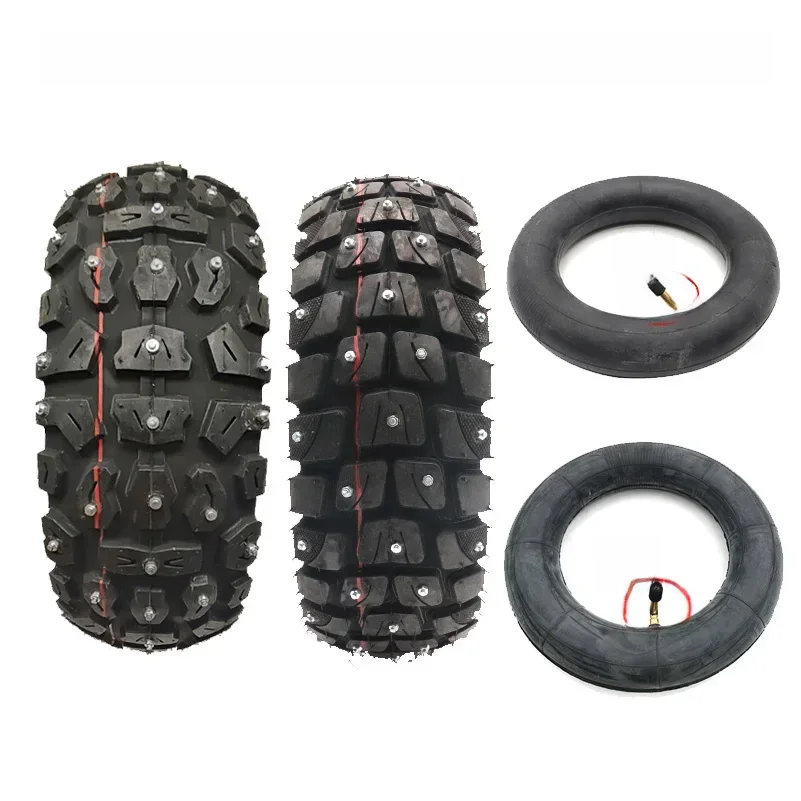 TUOVT-Pneus neige pour scooter électrique, Pneus neige d'hiver, ontari10x, Dualtron KuGoo, Figurine 10 pouces, 3.0-6, Hors route, 255X80, 10x80/65