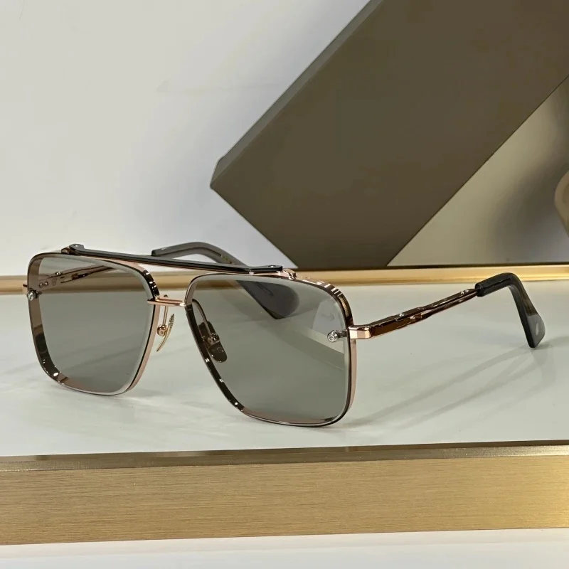 Luxe Merk Pilot MACH SIX Zonnebril Vrouwen Mannen Legering Outdoor Zonnebril Eyewear Shades Voor Vrouwelijke Mannelijke Reizen In Trend - afbeelding 2