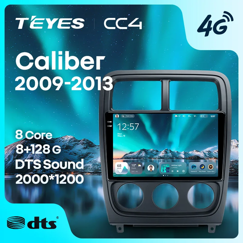 TEYES CC4 For Dodge Caliber PM 2009 - 2013 Autoradio Car Multimedia Player 9.2