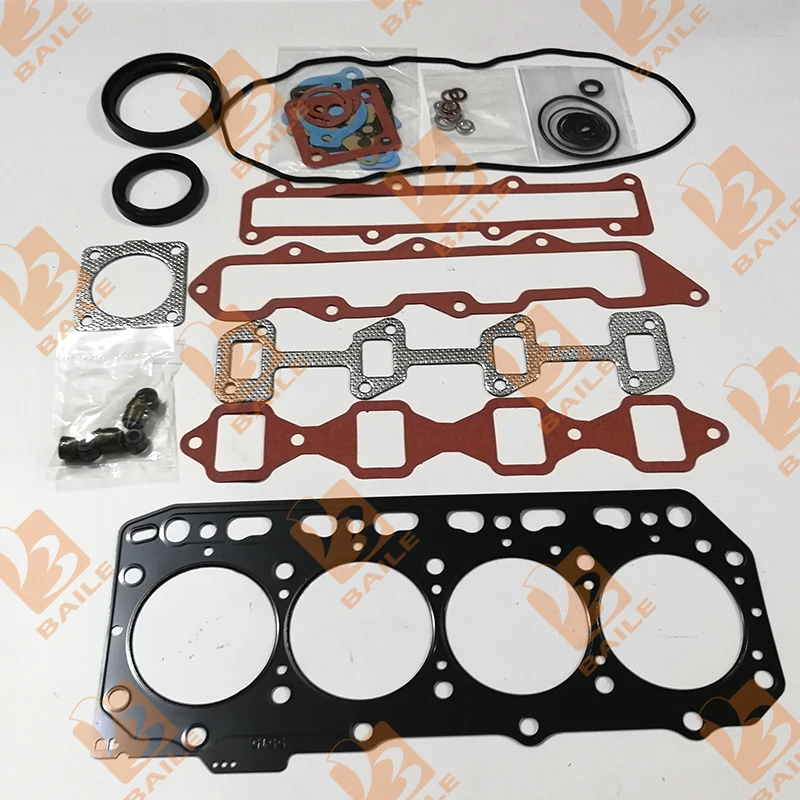 4TNE84 Full Gasket Kit Set for Yanmar 4TNV84 Engine With Cylinder Head Gasket