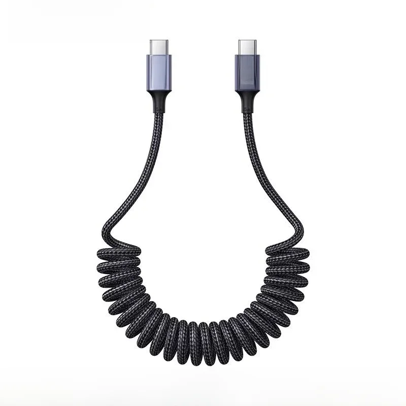 UGREEN – kabel USB typu C do samochodu, kabel USB-C – USB-C, 100 W, szybkie ładowanie PD, kompatybilny z urządzeniami Apple, Huawei, Samsung, iPhone 18 Pro Max, przepustowość danych 5 A. — zdjęcie produktu 7