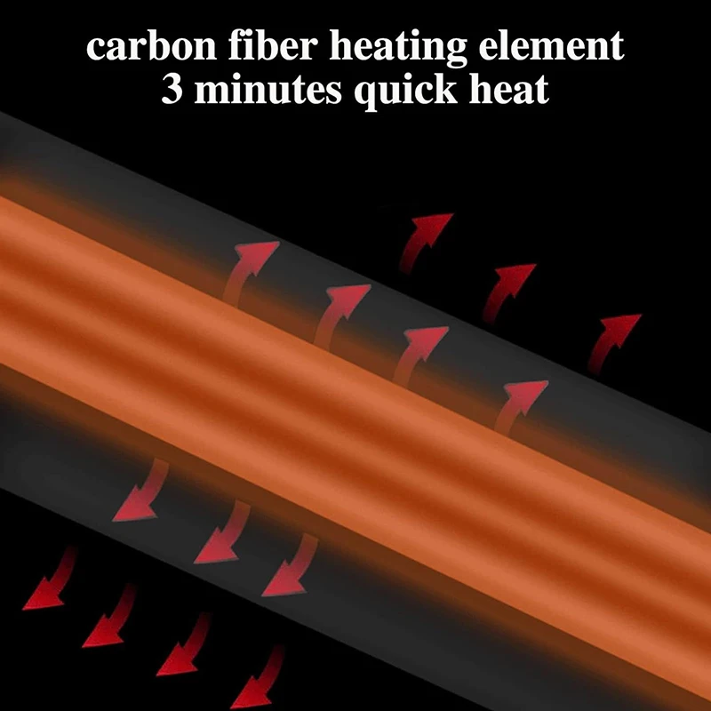 OXG Rak Handuk Pemanas Listrik Terpasang Di Dinding Pengering Penghangat Kamar Mandi Sterilisasi Hemat Energi dengan Timer, dengan Rak Atas