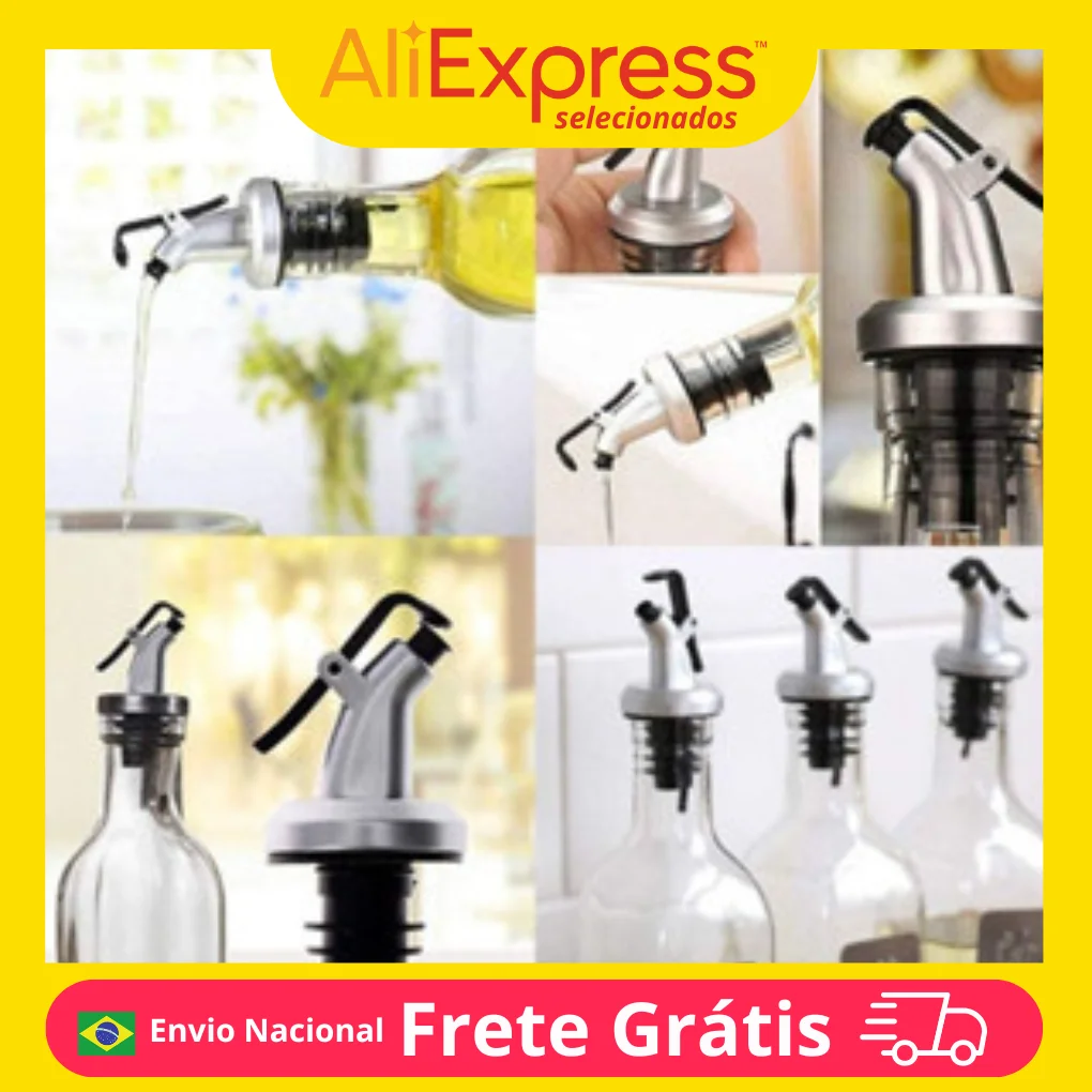 Botella de vidrio de 500ml, barril dosificador de aceite de oliva, vinagre, tapa de aceite Shoyu, condimentos Inox, mesa práctica de comedor para el hogar y cocina