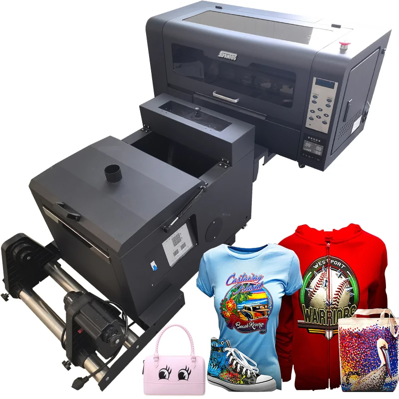 Professional Dtf Printer Xp600 T-Shirt Printing Machine Dtf Cmyk W Ink Xp600 A3 Dtf Printer 30 Cm