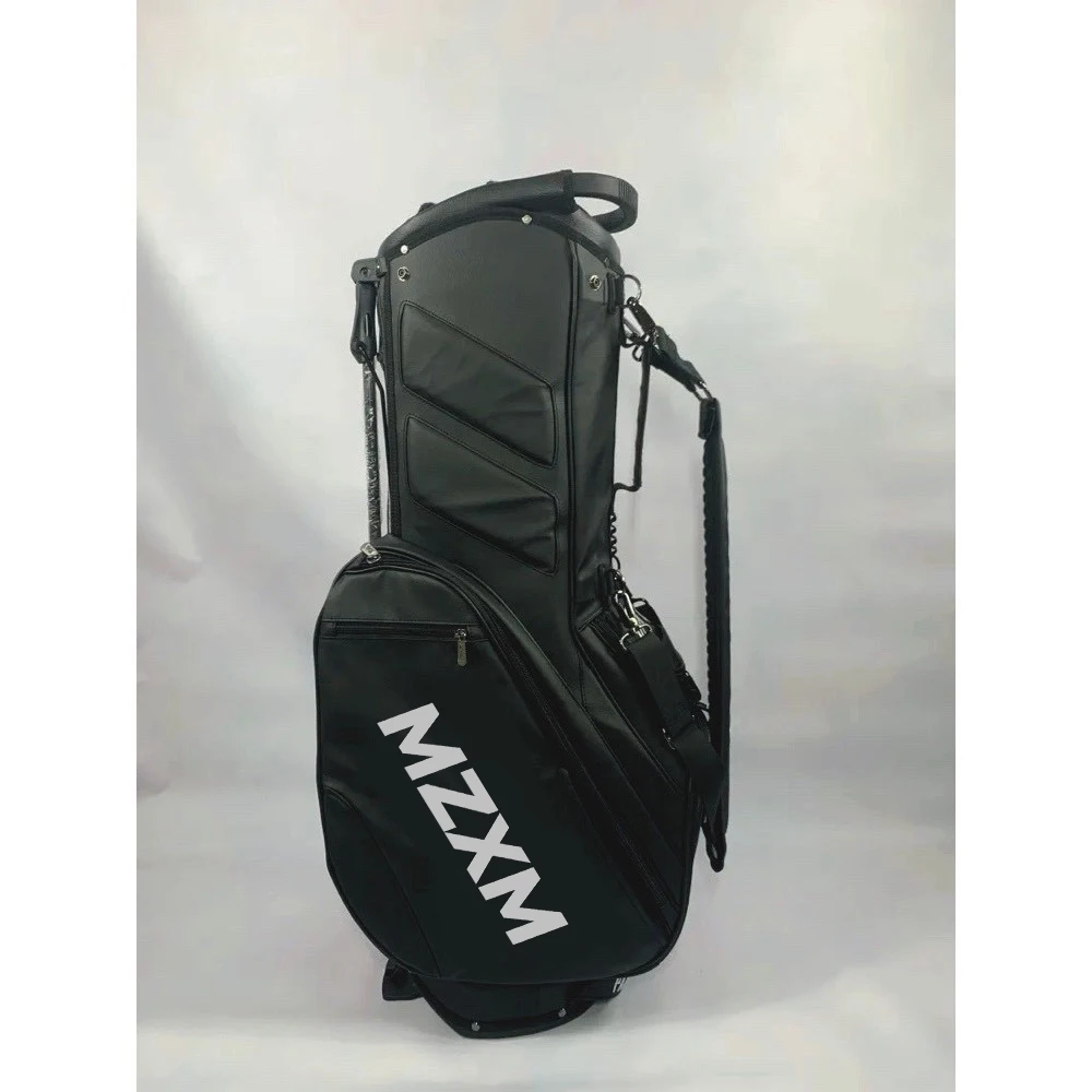 2024 Golf Club Bag for Men Luxury Style Black Color Golf Caddy Bag have Wheels Convenient for Golfer to Move Men\'s Golf Bag