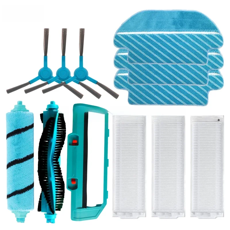 Pièces de brosse à rouleau souple pour aspirateur Cocotec Conga 3290 3390 3490 3590 3690 3790 3890, Ultra titane, filtre, chiffons de vadrouille