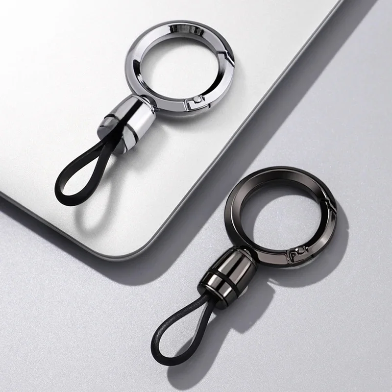 Porte-clés de voiture pour hommes et femmes, lanière de voiture haut de gamme Simple, Anti-perte, fournitures de voiture, nouvelle collection
