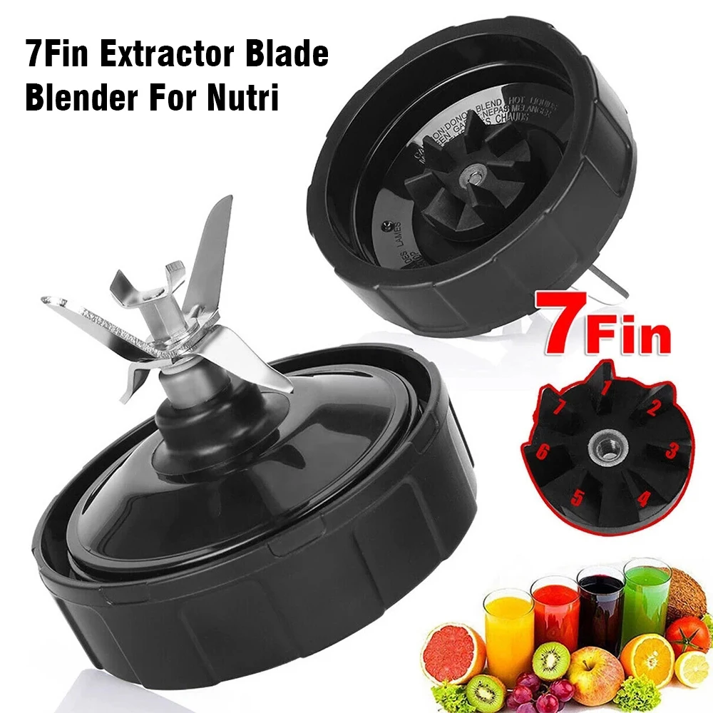 1X Replacement 7Fin Extractor Blade Blender For Nutri Ninja Auto IQ 1000 1300