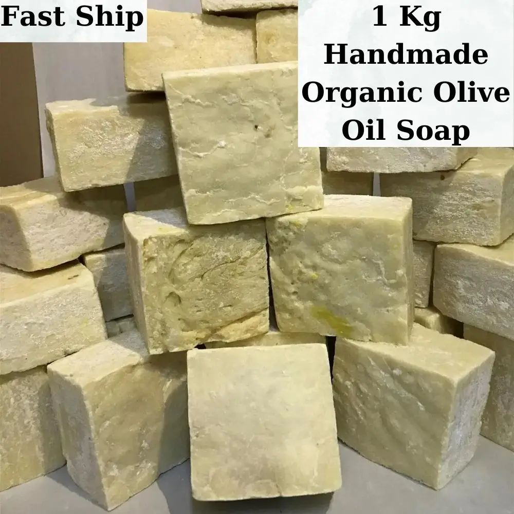 1 Kg Handmade Organic Olive Oil Soap