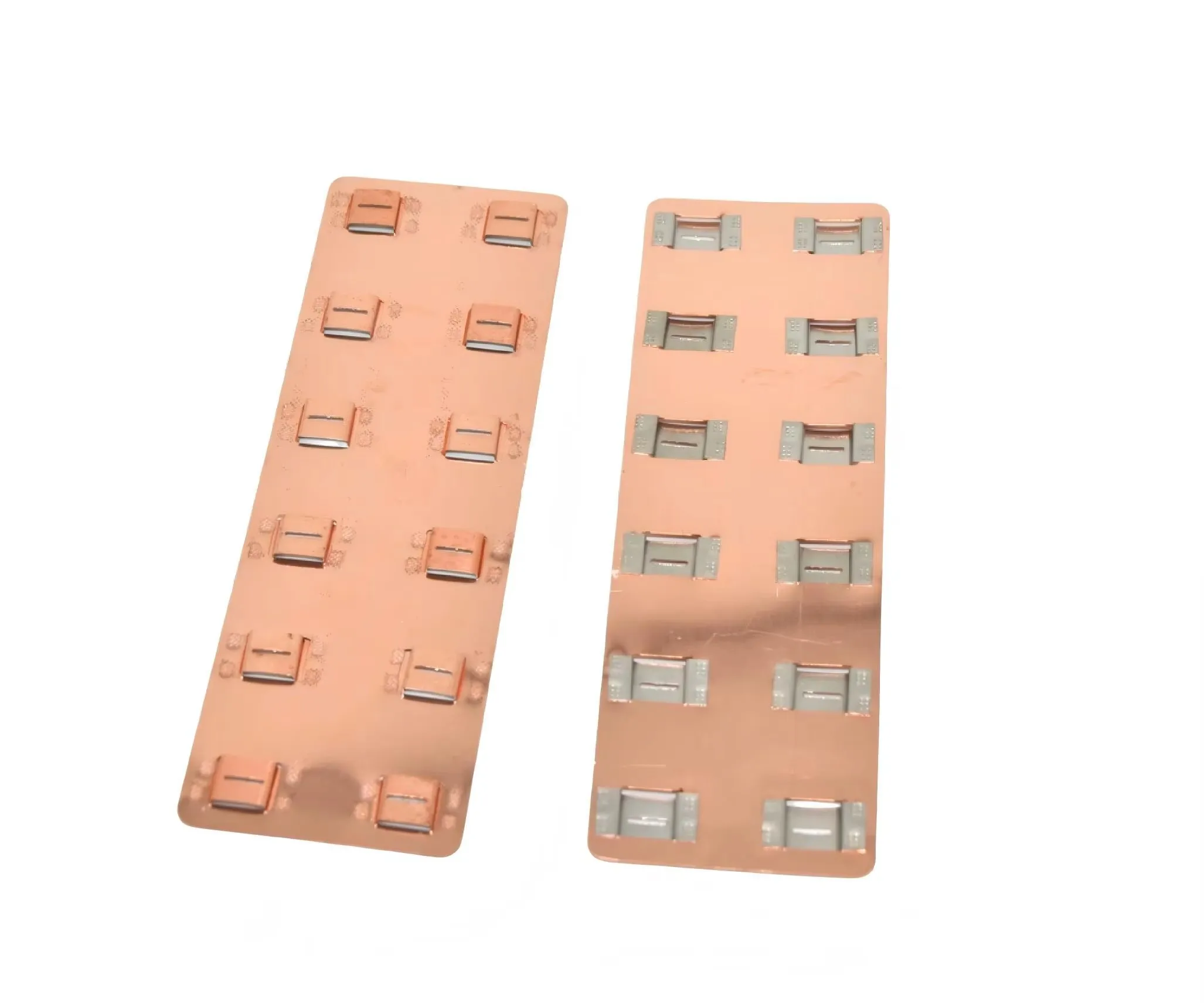 WELLGO 10PCS 0.3mm Copper Busbar 20.2mm Spacing Battery Pack Welding Copper Nickel Composite Busbar 18650 Battery Usage