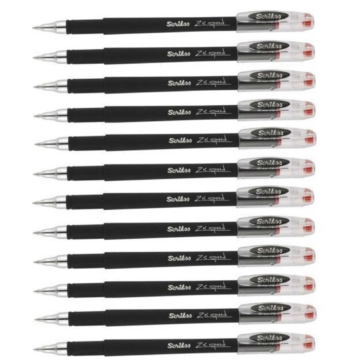 Scrikss Office Speed Gel Pen 0.5mm, Extra Fine Point,3 Optional Colors, Office School Supplies