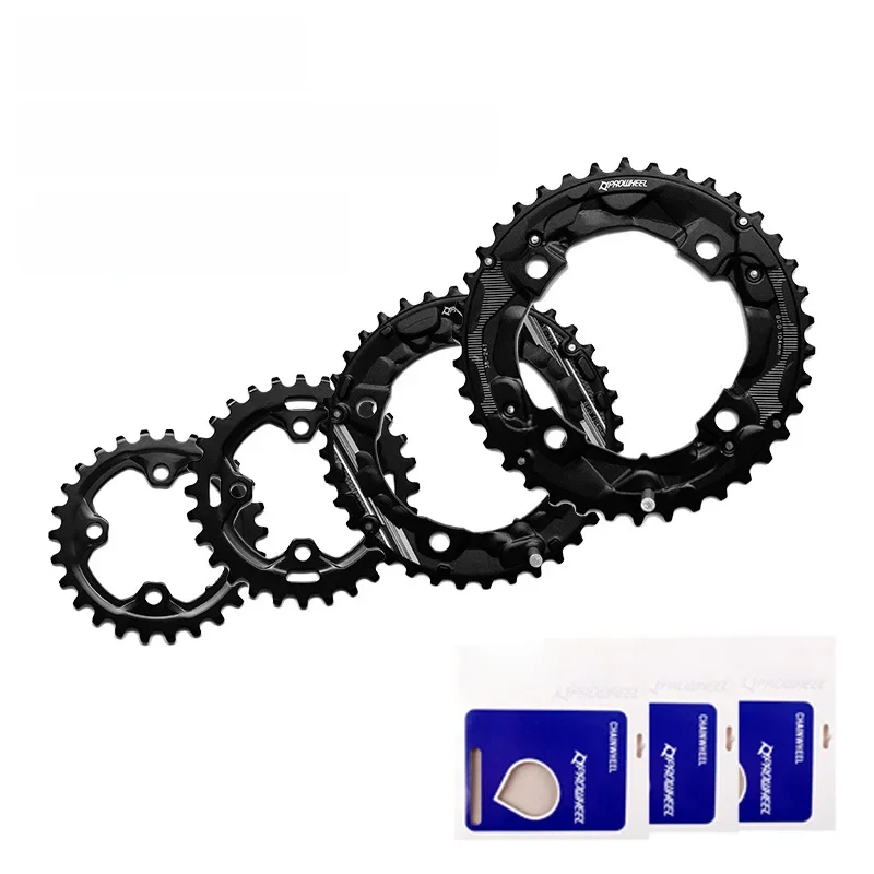 AliExpress Prowheel PROWHEEL 104/64BCD MTB Bicycle Sprockets Double Chainwheel 26T 28T 36T 38T Chainring Mountain Bike Crankset Tooth Plate Parts