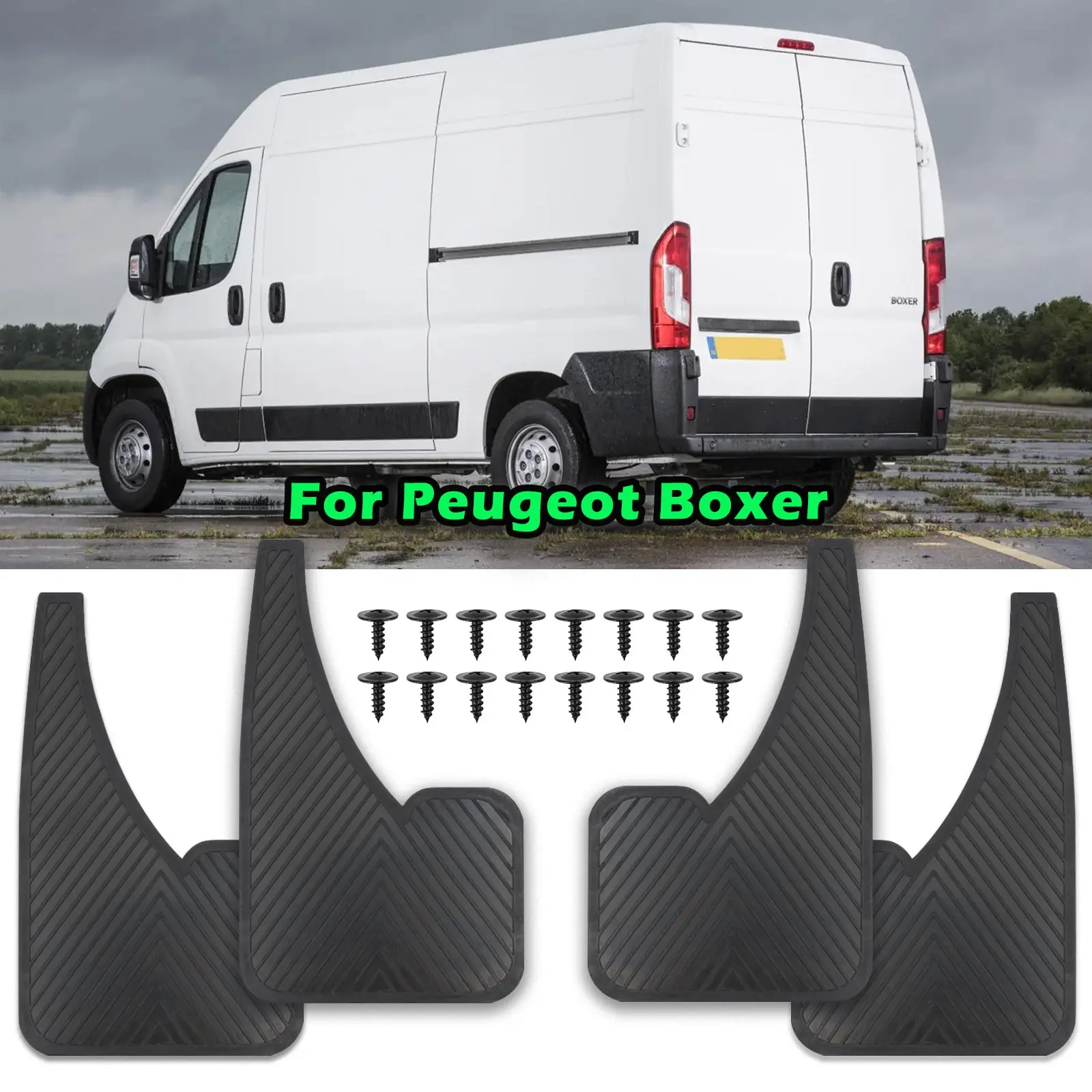 Front Rear Fender Mudflaps Mudguards For Peugeot Boxer Fiat Ducato Van 244 250 290 Citroen Relay Ram ProMaster Mud Flaps