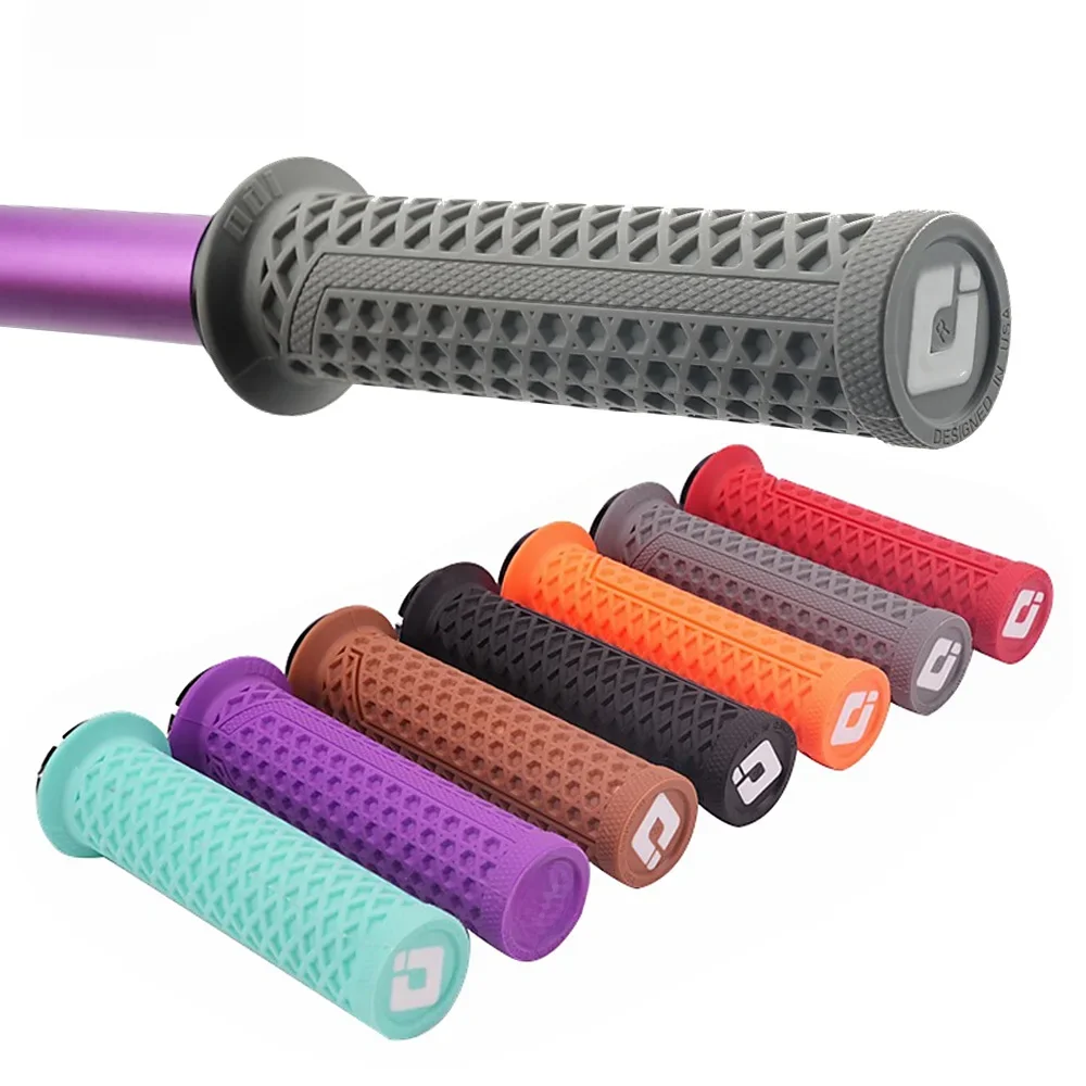 AliExpress ODI VS-21 MTB Handlebar Grips Silicone Lock-On Bicycle Cover Updated Waffle Pattern Anti-slip Shock