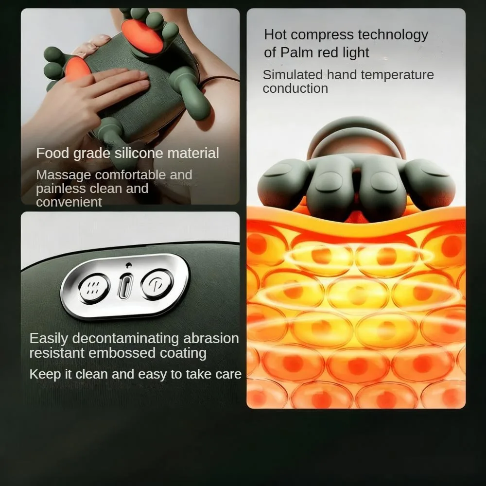 مدلك الرقبة المحمولة مدلك عنق الرحم مع 3 طرق بيونيك التدفئة مدلك لتدليك عضلات الرقبة الاسترخاء الظهر مدلك النساء