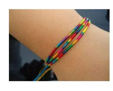 Fortune Luck Bracelet Bangles 100 Pieces Multicolored Rainbow Color For Woman Man Unisex BTS Royal Jewelry Free Shipping Couple