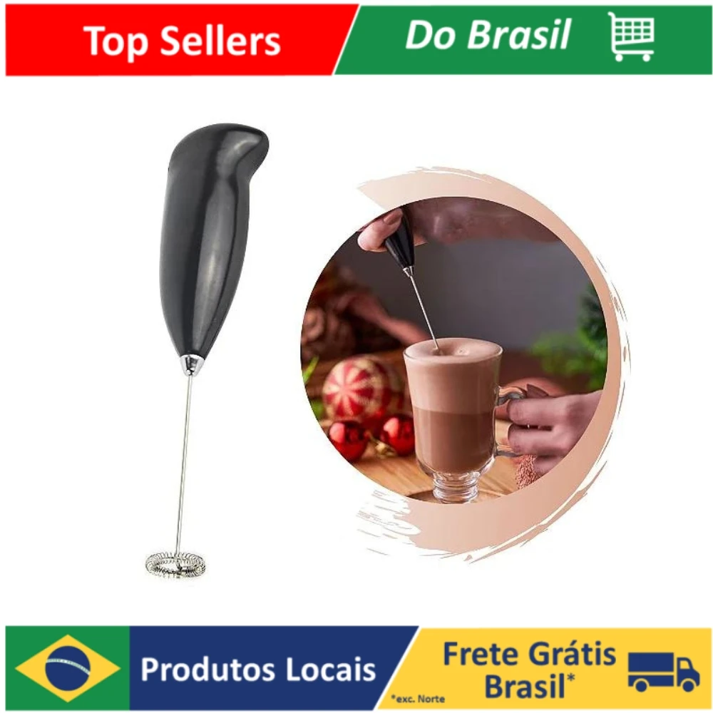 Mini liquidificador de café elétrico Eggbeater portátil, Bubble Drink Stir Bar, Misturador De Leite Criativo